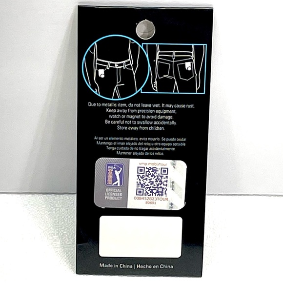 PGA Tour Golf Metallic Pocket Clip Unisex With Ball Marker Peacoat Blue New - Picture 8 of 16